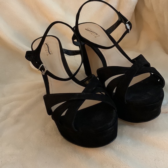 ❤️ $148.00 NWT SCHUTZ nubuck platform heel - Picture 5 of 9